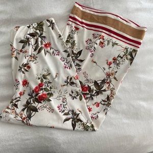 NWOT Zara Flowy Printed Pants & Shirt Set - Size Large | post is for pants ONLY